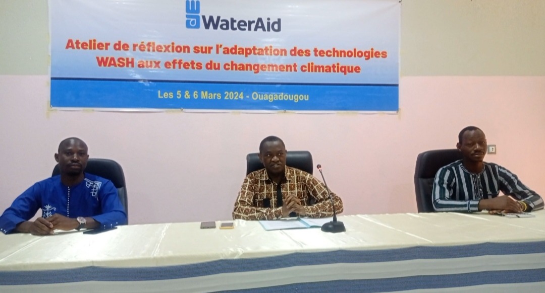 WaterAid organise un atelier sur l’adaptation des technologies EHA aux changements climatiques au Burkina Faso