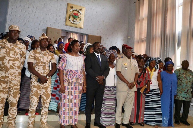 Lancement du concept « Épouse de soldat, cœur de soldat » à Ouagadougou