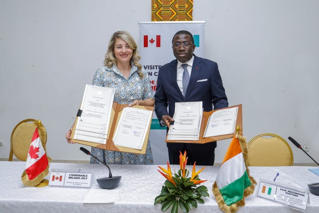 Côte d’Ivoire : Renforcement de la coopération commerciale avec le Canada par un protocole d’entente général