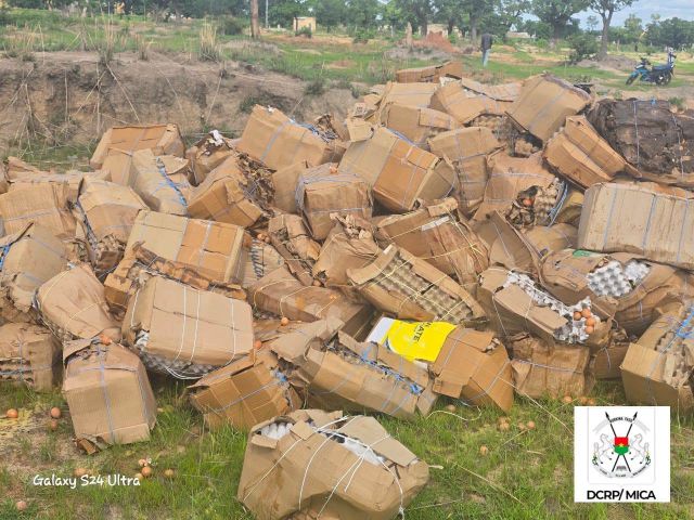 Gaoua : près de 6 000 plaquettes d’œufs détruites pour risque sanitaire et fraude commerciale