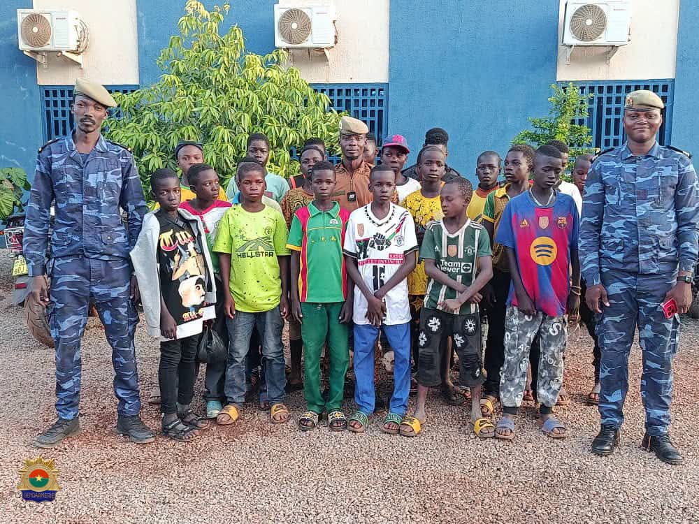 Burkina Faso : 23 enfants sauvés d’un réseau de trafic vers les sites d’orpaillage