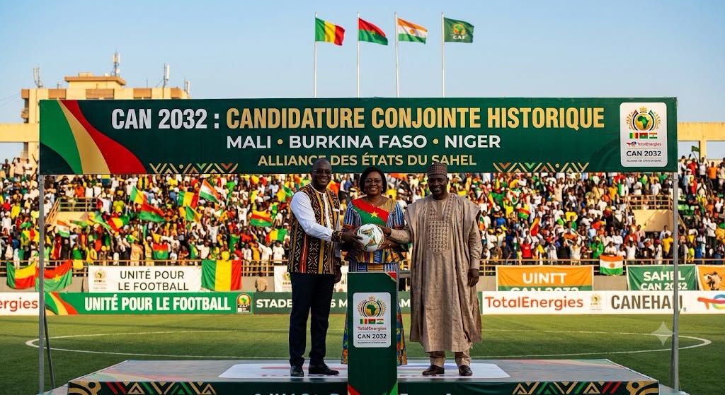 CAN 2032 : la CAF valide la candidature conjointe du Burkina Faso, du Mali et du Niger