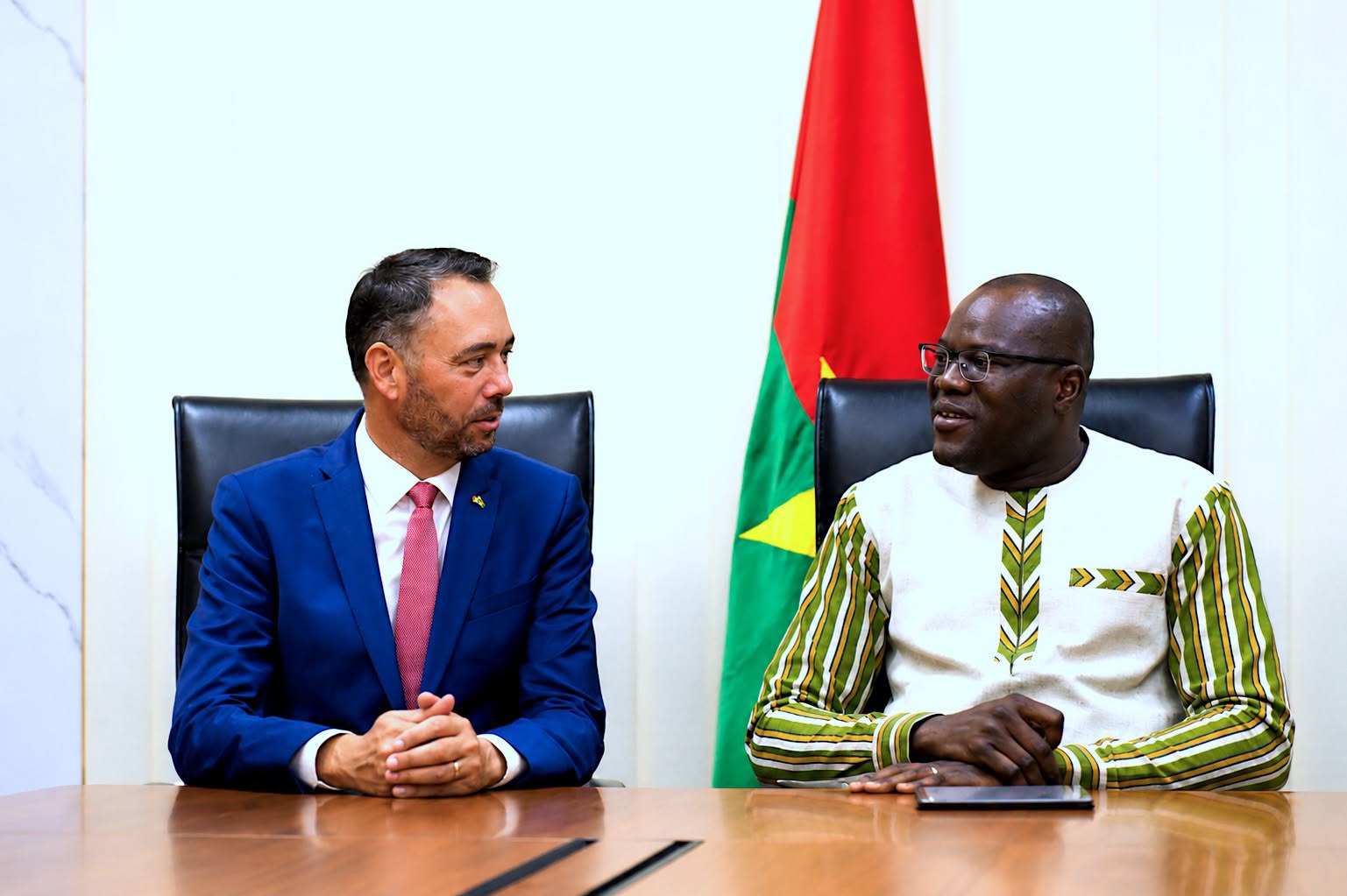 Maxime Prévot salue la résilience de l’économie burkinabè et souhaité une coopération renforcée entre les deux Pays