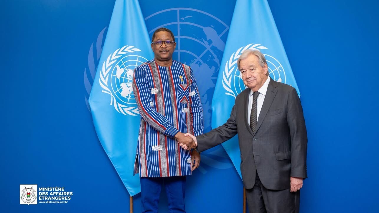 ONU : Karamoko Jean Marie Traoré échange avec Antonio Guterres et la directrice exécutive de l’UNFPA