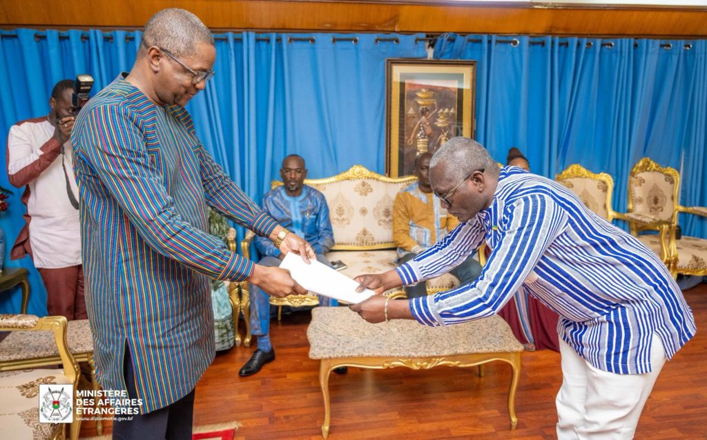 Burkina Faso-Gabon : Thierry Yvon Michel N’Goma veut donner un nouvel élan aux relations bilatérales entre les deux pays