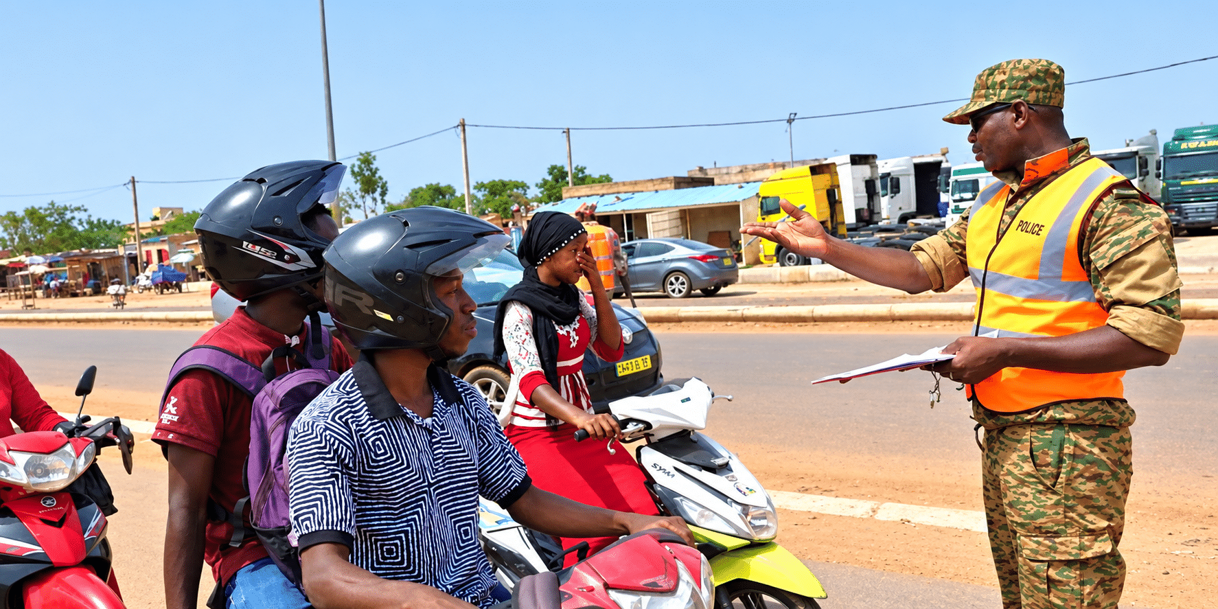  Port du casque obligatoire : la Brigade Laabal met en garde usagers, vendeurs et parkings