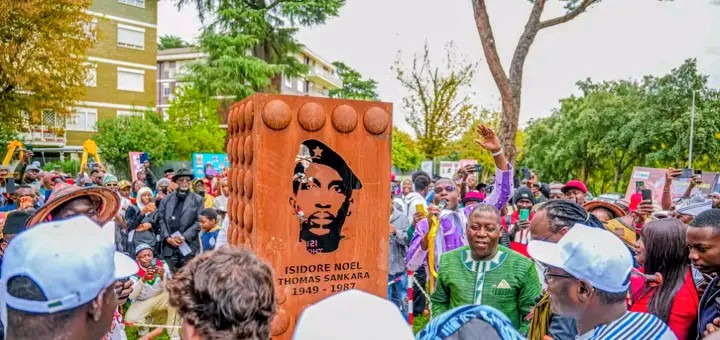 Rome inaugure un monument en hommage à Thomas Sankara